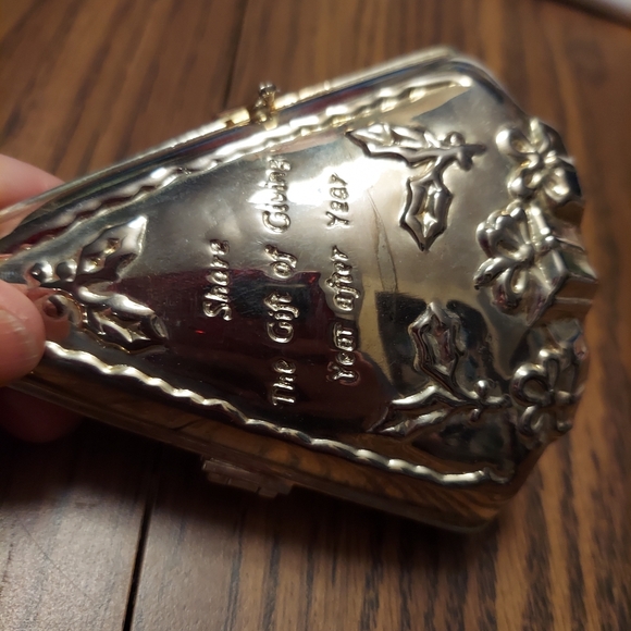 Lenox Christmas Ornament Silverplate Kirk Stieff Vintage 1990 Giving Tree W/ Tag - Picture 11 of 13